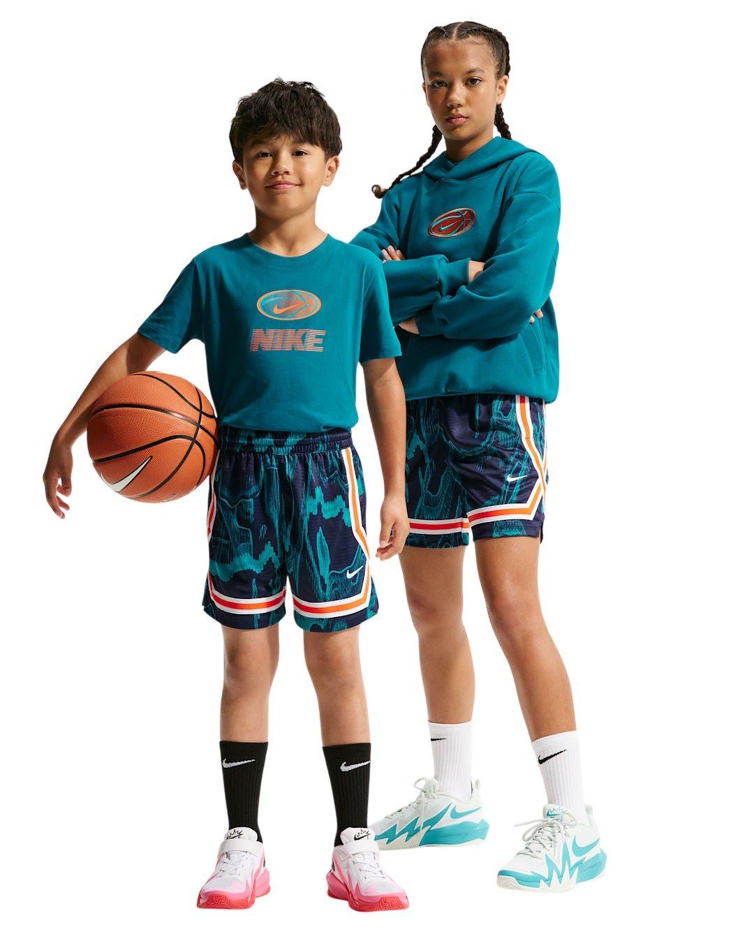 Nike Big Kids' Crossover Dri-FIT Basketball Shorts - Blue - BLUE